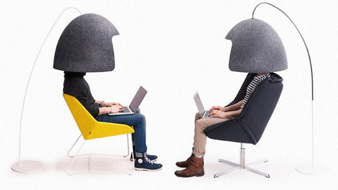 Дизайнери разработали звуконепроницаемый шлем, который поможет интровертам сосредоточиться на работе