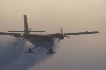 Самолет Twin Otter успешно слетал на Южный полюс, чтобы забрать больных сотрудников