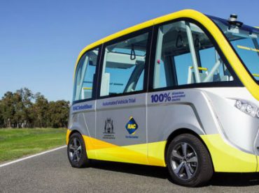 В Австралии запустили первый самоуправляемый автобус